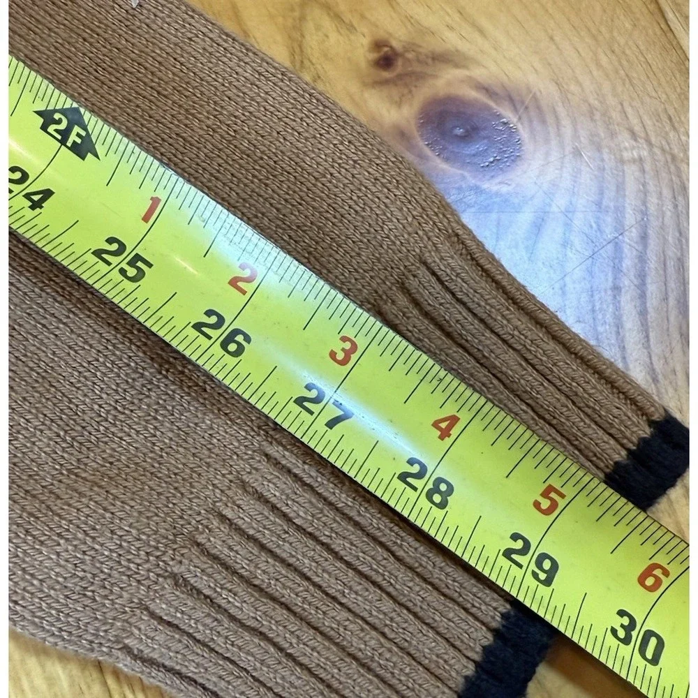Banana Republic Mens M Knitwear Pullover Ski Turtleneck Sweater Dark Camel Brown